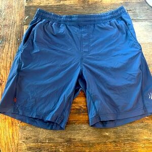 Rhone Navy Blue Athletic Shorts
